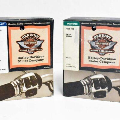 2 Harley Davidson Switch Housing Kits