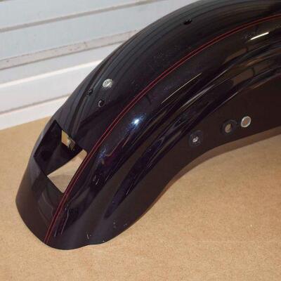 Black Rear Fender