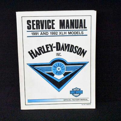 '91 '92 Harley Davidson XLH Models Service Manual
