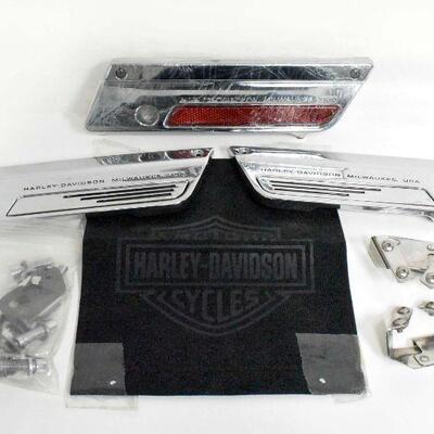 Harley Davidson Chrome Saddlebag Reflectors