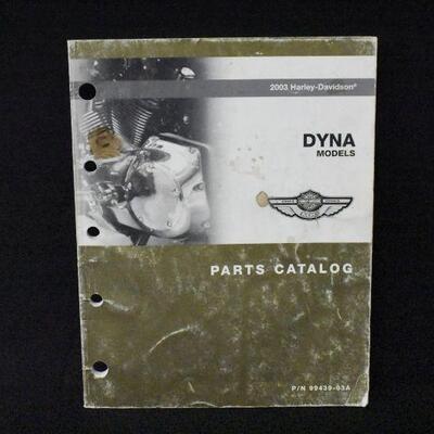 2003 Harley Davidson Dyna Models Parts Catalog
