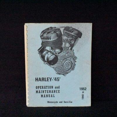 Harley - '45 Operation and Maintenance Manual