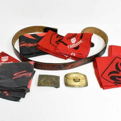 Harley Belt & Buckle / Coors Buckle & More