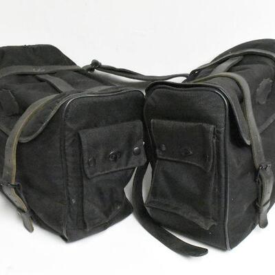 Harley Canvas & Leather Throw Over Saddlebags