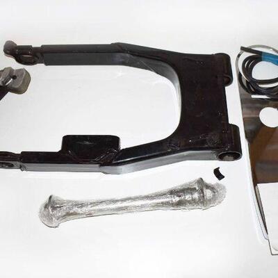 2003 Swingarm 1" Axle & Brake Caliper