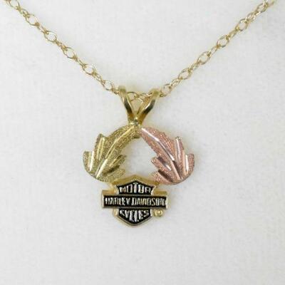 Stamper 10K Harley Black Hills Gold Necklace