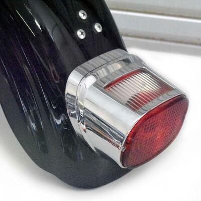 Rear Fender with Wired Light & Combs Gates Bag