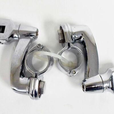 Adjustable Chrome Highway Peg Mounting Kit