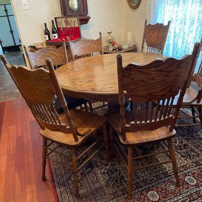 Vintage Oak Dining Room set