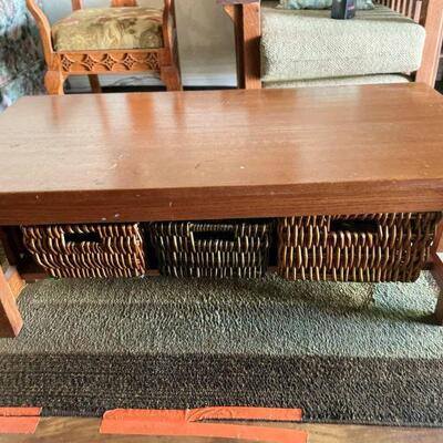 Retro style coffee table