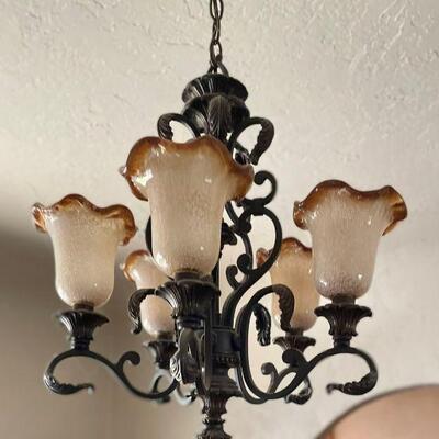 Retro style chandelier
