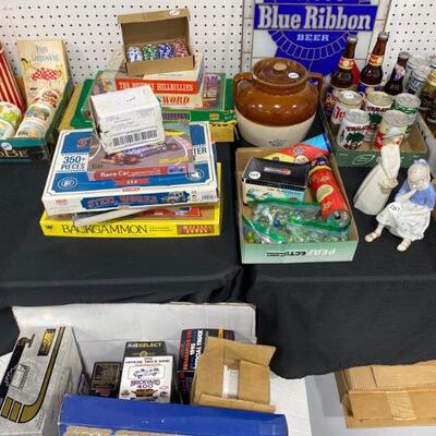 Vintage Games, Model Cars on card (BULK), Bean Pot, Beer Cans