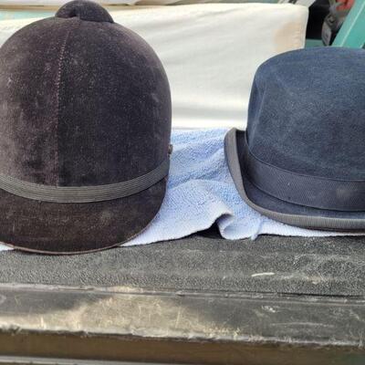 Equestrian hats, shoes, saddles and other items