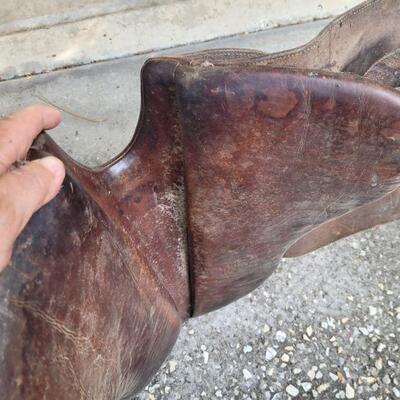 underside of one saddle