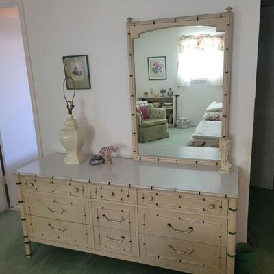 another triple dresser and mirror