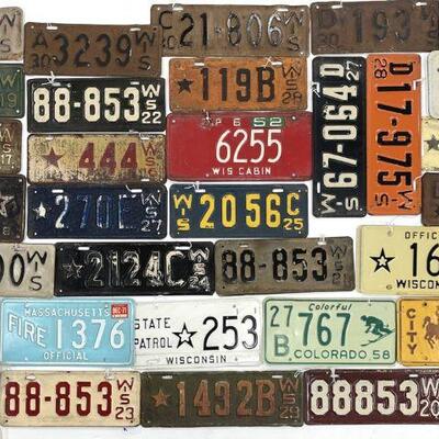 early  License plates