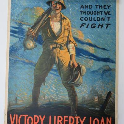 WWI War Bond Poster