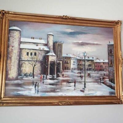 #3164 • Framed Piece Of Art By I. Rizzo