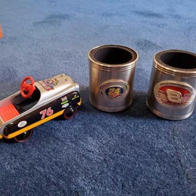 #1540 • 2 Nascar Can Coolers And Kiddie Car
