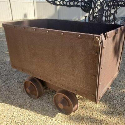 #1004 â€¢ Antique Ore Cart Measures Approx: 30"Ã—45"Ã—34"