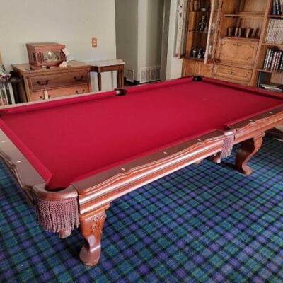 #2404 • Pool Table Measures Approx 98