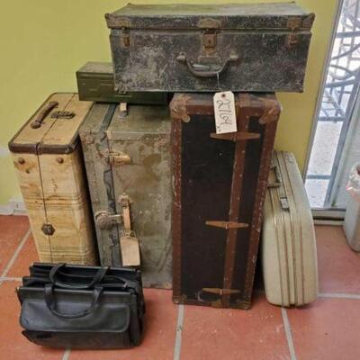 #2764 • Vintage Trunks And Luggage: .