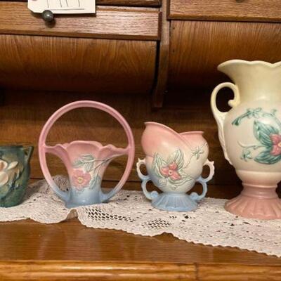 #1434 • 4 Vintage Pottery Items