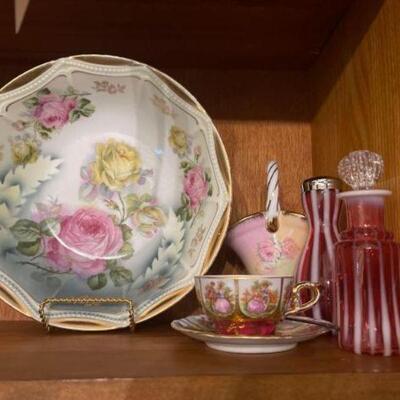 #1424 • Vintage Perfume Bottle, China, and More
