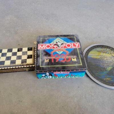 #3576 â€¢ Monopoly 1935 Commemorative Edition, Chess Board, And More