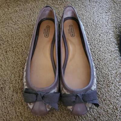 #1244 â€¢ Coach Ballerina Flats