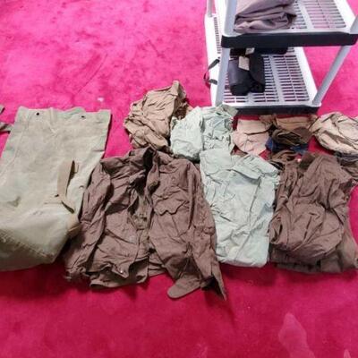 #2862 • Vintage Military Clothes