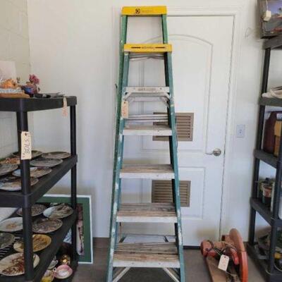 #3590 â€¢ One 6' And One 7' Ladder. Brands Include Werner And Davidson