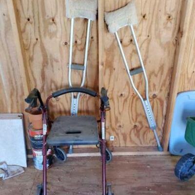 #1038 â€¢ Walker And Crutches
