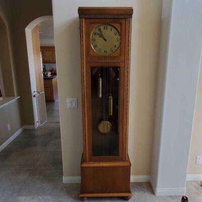 #3150 • Vintage German FTS Grandfather Clock