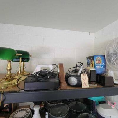 #3545 • Lamps, Bose TV Sound System, Iron, Radio, And More