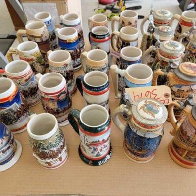 #3674 â€¢ 28 Steins, Mostly Budweiser.  