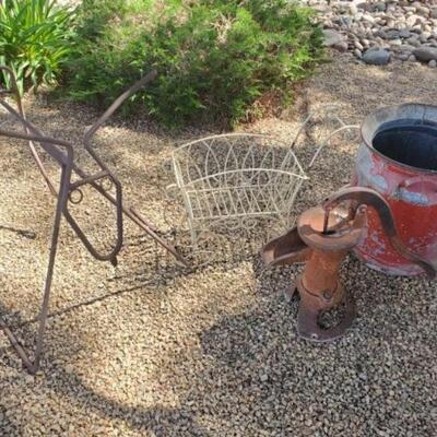 #1026 â€¢ Water Pump, Milk Can, Garden Carriage and More