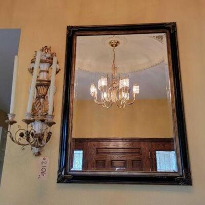 2106	

Sconce And Mirror
Mirror Measures Approx 41.5