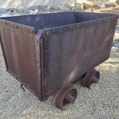 #1006 â€¢ Antique Ore Cart Measures Approx: 30"Ã—45"Ã—34"