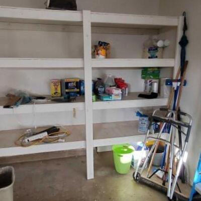 #2996 • Brooms, Cleaning Supplies, Extension Cords, And More.