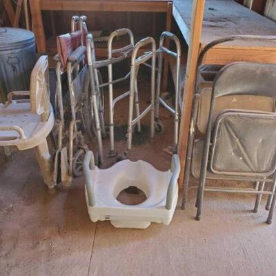 #2968 • Wheelchair, Walkers, Folding Chair, and More. 