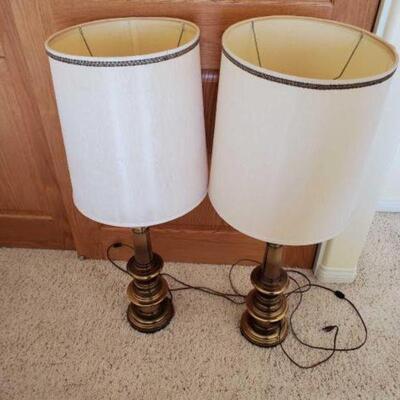 #3254 • 2 Lamps: Both Measure Approx: 13