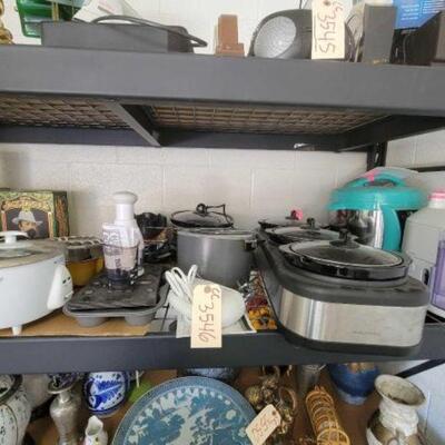 #3546 • Kitchen Utensils, Hand Mixer, Pressure Cooker, And More