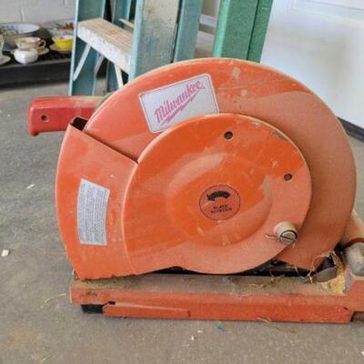 #3592 â€¢ Milwaukee 14" Abrasive Cut-Off Machine. B