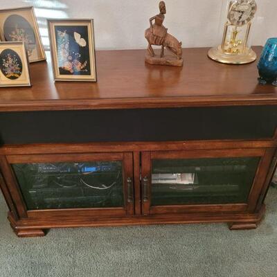 nice cabinet, could be an entertainment center, tv table, you name it