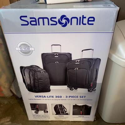 Still in package samsonite luggage 
