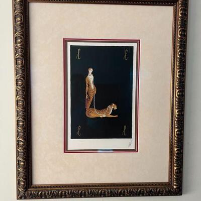 Letter L Lithograph