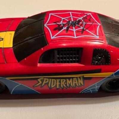 One-of-a-Kind Stan Lee Signed Spider-Man Toy Car