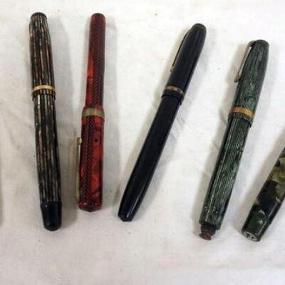 1089	GROUPING OF ANTIQUE FOUNTAIN PENS
