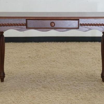 1293	CONSOLE TABLE W/DRAWER & FLUTED LEGS, 48 IN X 18 IN X 29 1/2 IN HIGH
